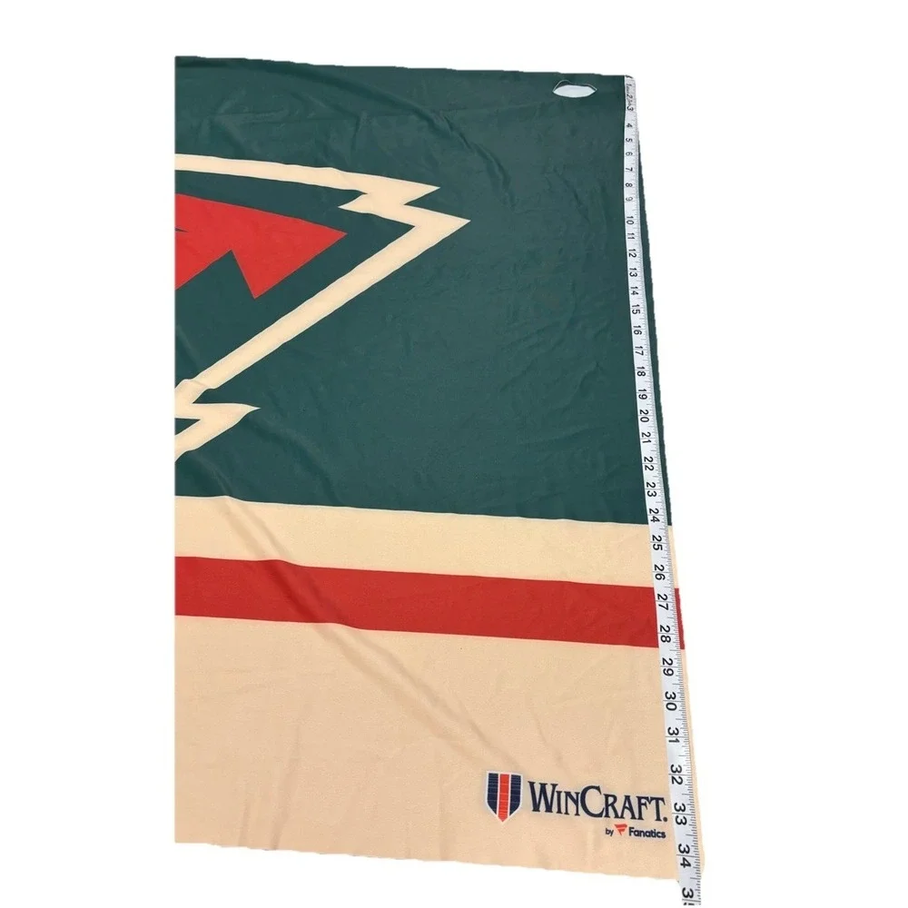 NHL Minnesota Wild Poncho Fan Wearable Blanket Let's Play Hockey WinCraft Rare